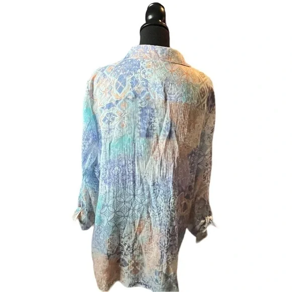 Ruby Rd Woman Long Sleeve Blouse, Size 1X - Picture 2 of 10